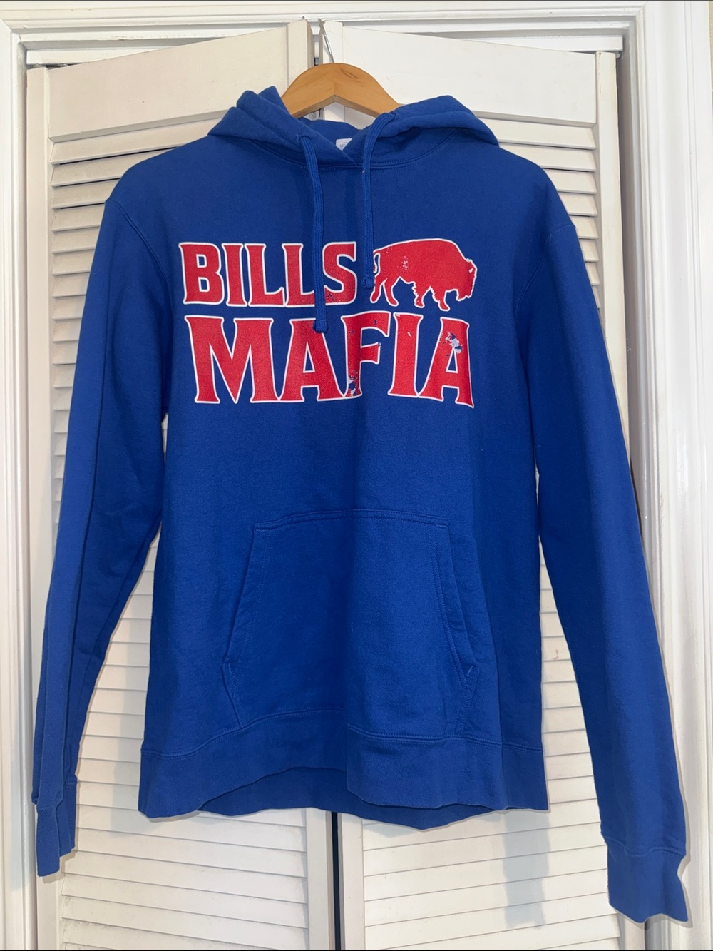 Buffalo Bills 🦬 Bills Mafia Blue Hoodie - L